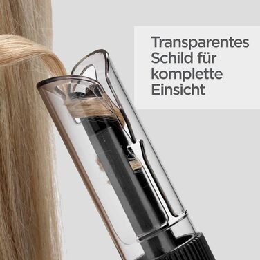 Автоматичний стайлер для локонів BaByliss Curl Secret Lite C1031E, 19 мм, 5 рівнів температури до 210°C, чорний з рожевим золотом