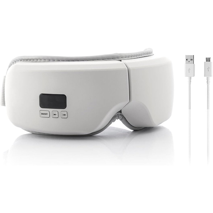 Масажер для очей InnovaGoods EyeSky 4-в-1 з повітряним компресією, для зняття втоми та покращення кровообігу, компактний