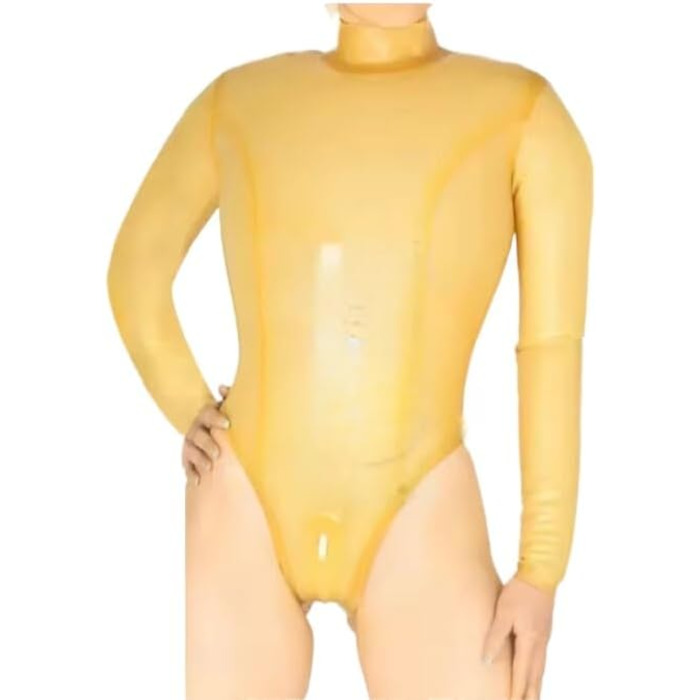 Латексний catsuit Gaylop: прозорий, сексуальний, з блискавками. Костюм для тіла, боді. Розмір M