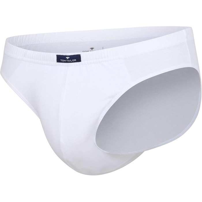 Сліпи TOM TAILOR для чоловіків, комплект з 8 шт, 100% бавовна, білий