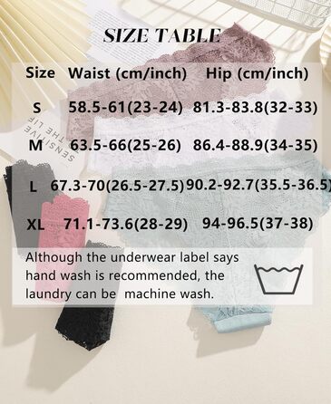 Сексуальні жіночі труси-сліпи з бавовни та мереживом, 5 шт. (Чорний*2, Каштаново-коричневий, Хакі, Білий, Сіро-блакитний), розмір S