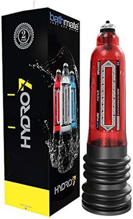 Bathmate Hydro7 Wasser Penispumpe - водяний насос для збільшення пеніса, червоний
