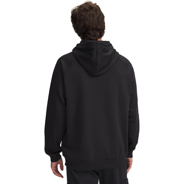Чоловіча толстовка з капюшоном Under Armour Rival Fleece Logo Hoodie, чорна, розмір XL