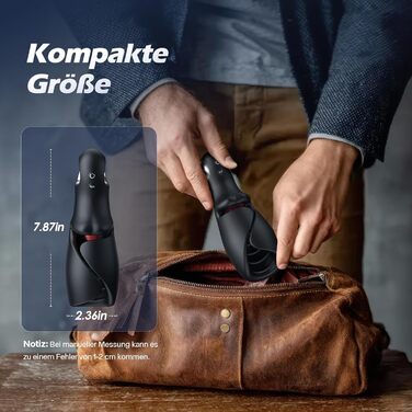 Мастурбатор для чоловіків з 10 режимами вібрації та пульсації, з пульсуючою насадкою та пульсуючою кінцівкою, керування через додаток, Glanvoo