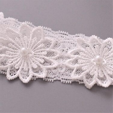 Шнурок для весільної сукні LVUNZJCA: мереживний пояс для нареченої, шнурок для ніг, 40-60 см, білий