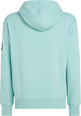 Чоловічий худі з капюшоном Calvin Klein Badge, колір Fresh Mint (м'ятний), розмір XS