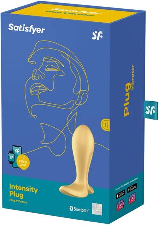 Анальний вібратор Satisfyer Intensity Plug - водонепроникний (IPX7) | Сильний, з пультом керування | Силікон для чоловіків та жінок