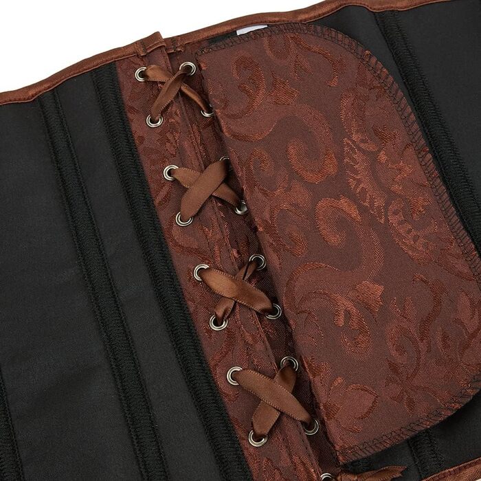 Корсет для схуднення KUOSE для жінок, підтримує груди, модель Body Bauchweg, великі розміри 32-34, коричневий