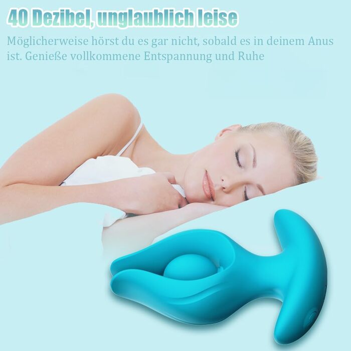 Анальний вібратор Jpscor з повітряним насосом, 10 режимів, для чоловіків та жінок, синій