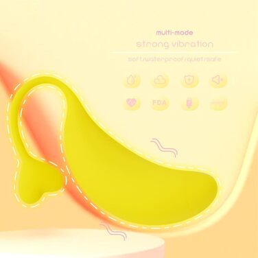 Вібруюче яйце-банан: пульсуючий масажер для дорослих з дистанційним керуванням