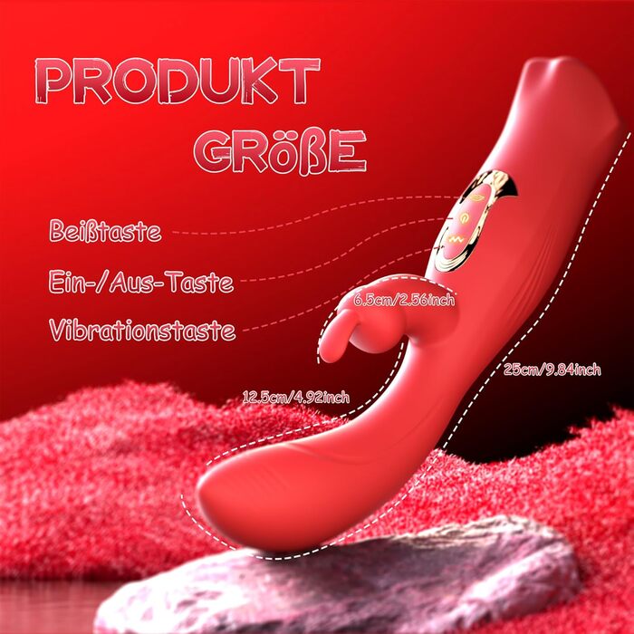 Вібратор для жінок ZWFUN з 10 режимами вібрації, 3-в-1: вібратор язика, G-точка, дилда. Іграшки для дорослих, стимуляція клітора. Комплект для пар.