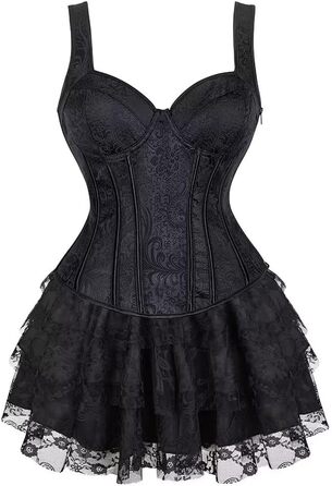 Сукня-корсет з відкритими плечима, чорна, для вечірок та фотосесій, XXL