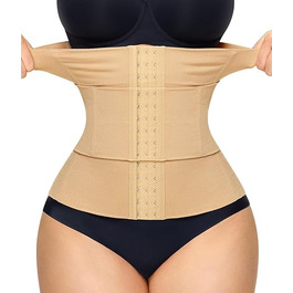 Коригуючий корсет для жінок KUMAYES Waist Trainer — моделюючий одяг для талії та живота, бежевий