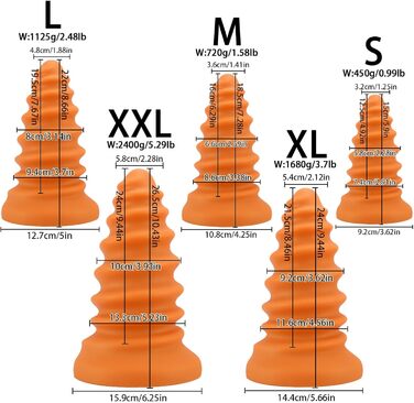Анальний дилататор GeRRiT з 5 розмірами, з присоском. Масажер простати, анальні кулі, для чоловіків та жінок. Еротична іграшка для дорослих