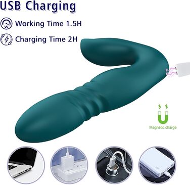 Анальні вібратори для чоловіків та жінок - анальні дildo вібратори з 7 режимів, силікон, Buttplug