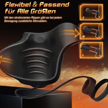 Мастубатор для пар з 9 вібраціями та APP-керуванням, преміум якість, чорний