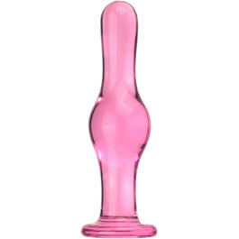 Скляний анальний плагін Hrekssi Glas - великий кристал з різьбленням, 13.8 см, набір 3 шт. для масажу простати та стимуляції, анальні іграшки для жінок та чоловіків