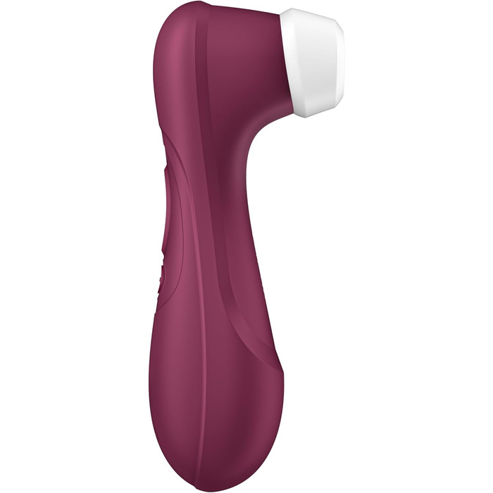 Вібратор Satisfyer Pro 2 Gen 3 з підключенням через APP | Технологія Liquid-Air | Тихий, потужний, стимулює клітор | Вібратор-імпульс з вібрацією | Іграшка для дорослих, подарунок для жінок | Д*ildo бордовий