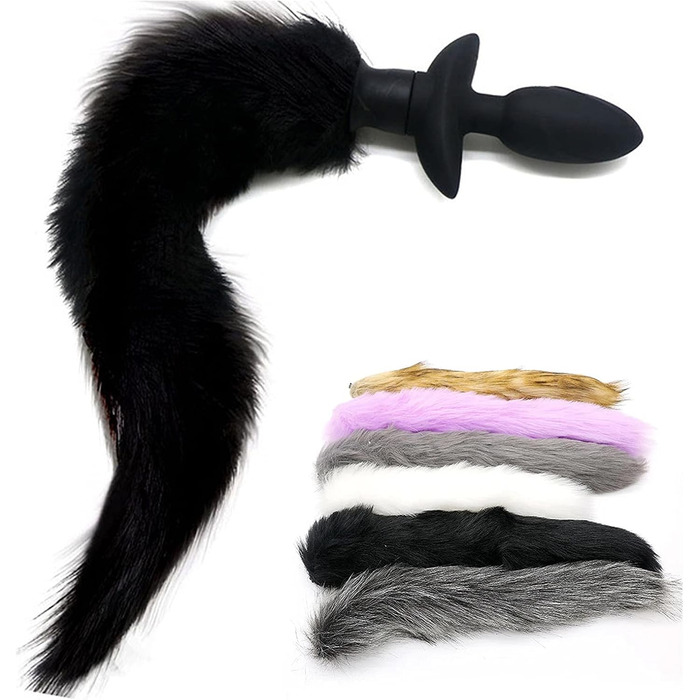 Анальні вібратори ChicLSQ з пультом дистанційного керування – силіконовий анальний плагін з пульта та вібрації, косплей, для жінок та чоловіків, розширювач ануса, чорний