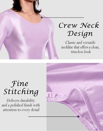 Комбінезон AIEOE для чоловіків, блискучий, прозорий, спортивний, танцювальний, обтислий, сексуальний, боді, XL (фіолетовий)