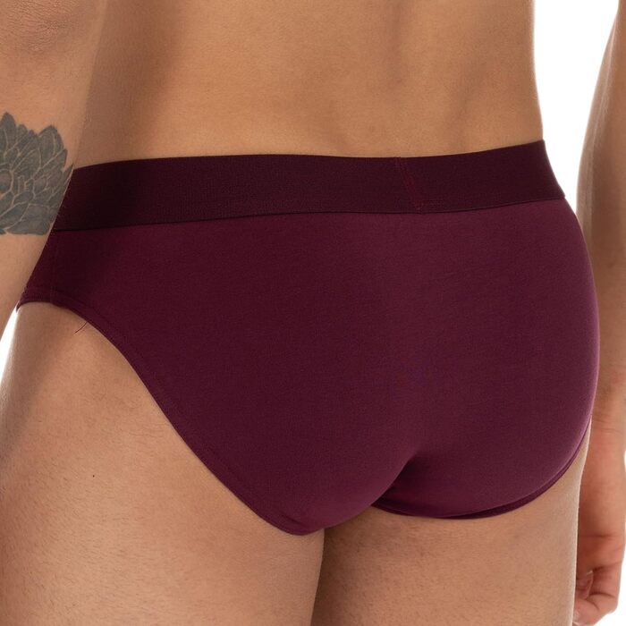 Труси чоловічі Bruno Banani 4 шт. Flowing - бавовна (XXL, чорний/темно-червоний)