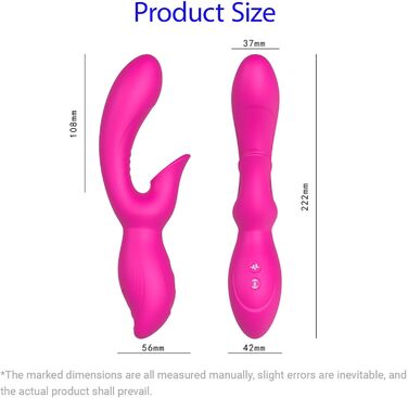 Вібратор для жінок Sexspielzeug: тихий, 10+3 режими, дildo-масажер для жінок та пар, фіолетовий