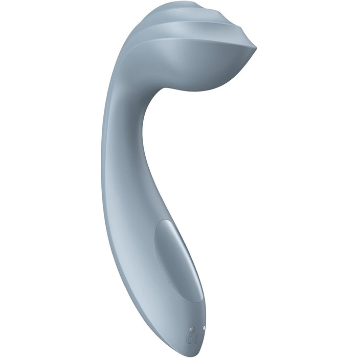 Satisfyer Mini Wand-er Connect App: вібратор для тіла з Bluetooth та керуванням через додаток | Водонепроникний (IPX7) | Компактний дизайн сірого кольору | Стимуляція G-точки та клітора для жінок