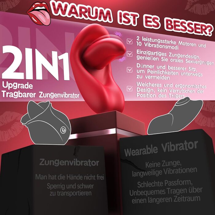 Вібратор для жінок Flirting: сексуальна іграшка для пар, 10 режимів, керування через додаток, рожевий