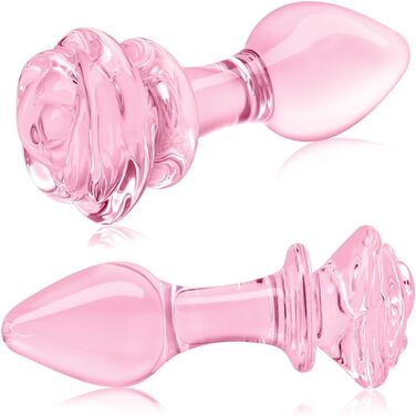 Анальні пробки FLYTAGLE 3 шт. (великий, середній, малий) зі скла для стимуляції простати, BDSM, дорослі іграшки для чоловіків, жінок, пар