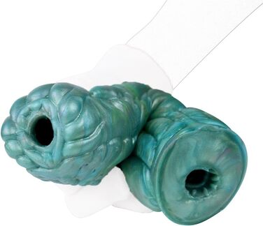 Іграшка для чоловіків Jixaxe Alien Monster - реалістична мастубаційна іграшка з вагінальним та анальним отвором, компактна, 3D, для соло