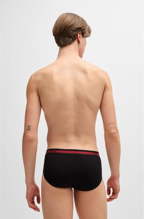 Чоловічі труси Hugo (XL, чорний) з логотипом Triple Planet, 3 шт. з бавовни