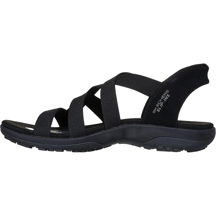 Жіночі сандалії Skechers Reggae Slim Stretch Flex Hands Free Slip-Ins, чорні, розмір 39 EU