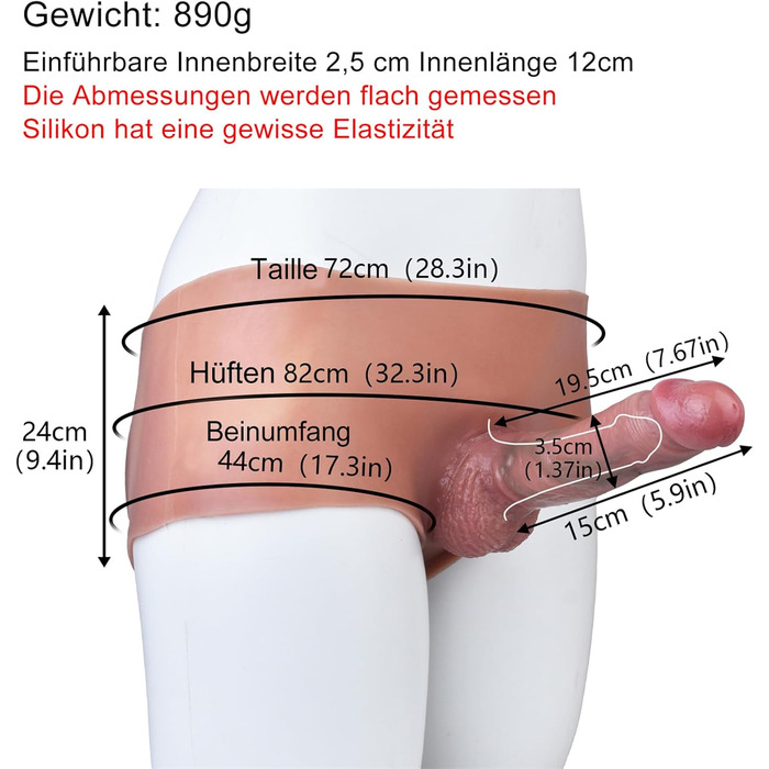 Штани з реалістичною пеніс-оболонкою, силіконовий дилдо-чохол, подовжувач пеніса, штани для косплею, БДСМ, фетиш, секс-іграшки