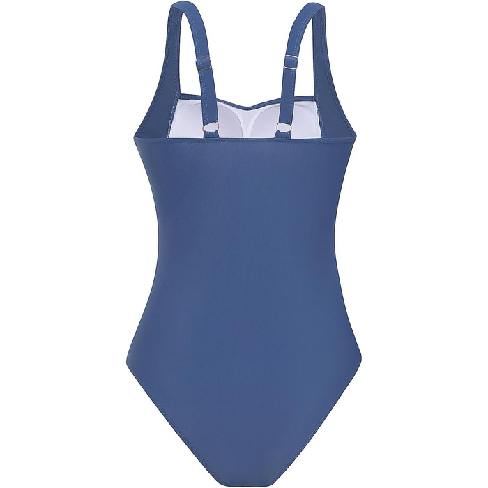 Купальник суцільний жіночий Monokini з регульованими бретелями, блакитний, розмір L