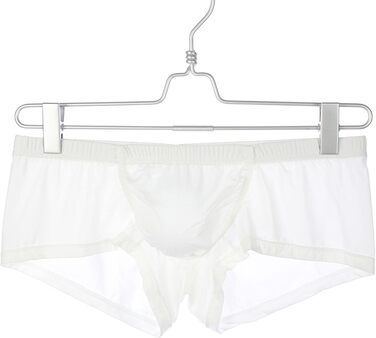 Шорти боксери чоловічі Faringoto, дихаюча білизна з шовковистого льону, труси боксери (XL, блакитний, чорний, білий, сірий, зелений)