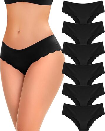 Набір жіночої бавовняної білизни FINETOO (9 шт.) - Сліпи, трусики, шортики, бавовна, комфортні, м'які, чорні, S-XL