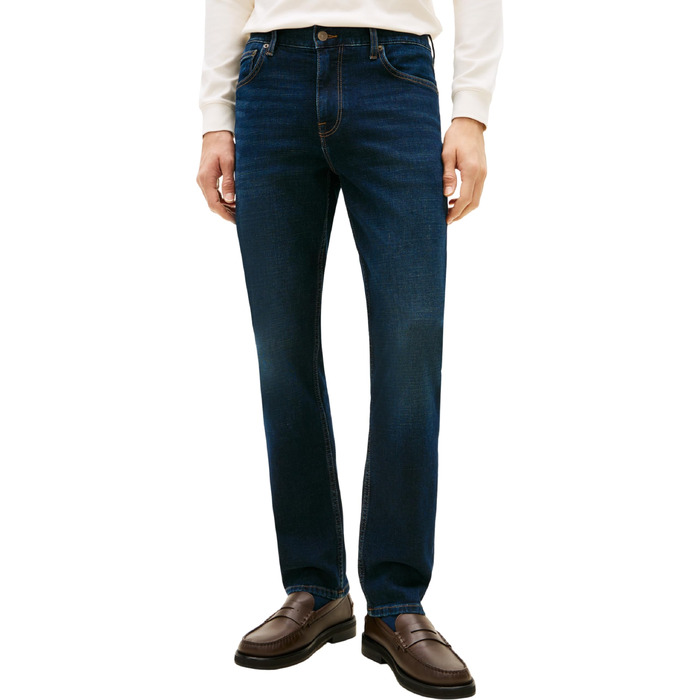 Чоловічі джинси Tommy Hilfiger Denton Straight Jasper Indigo (сині), прямий крій, розмір 36W/32L
