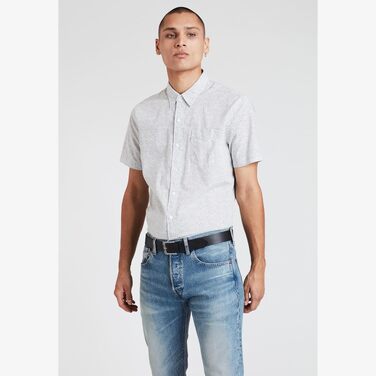Чоловічий шкіряний ремінь Levi's Free Regular Black, 120 см