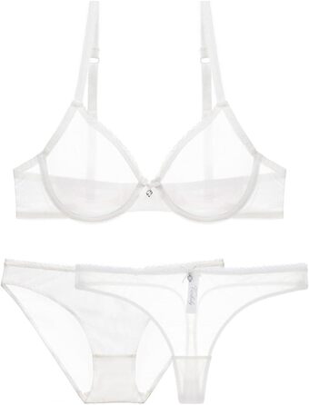 Сексуальний жіночий комплект білизни з мереживом DKLOVIFU Christas Pyjaa Daen-BH, прозорий мереживний мереживний бюстгальтер та стринги, прозорий мереживний набір білизни для жінок