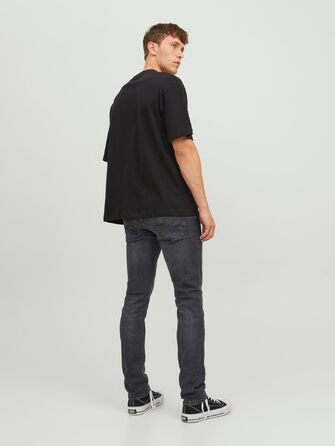 Чоловічі джинси Jack & Jones JJITIM JJORIGINAL AM 012 LID NOOS, чорний денім (32W / 30L)