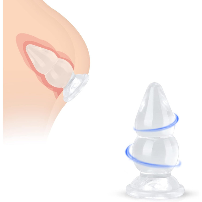 Анальний секс-іграшка BDSMYOU: розширювач ануса, 38 см, з присоскою, для пар та індивідуального використання