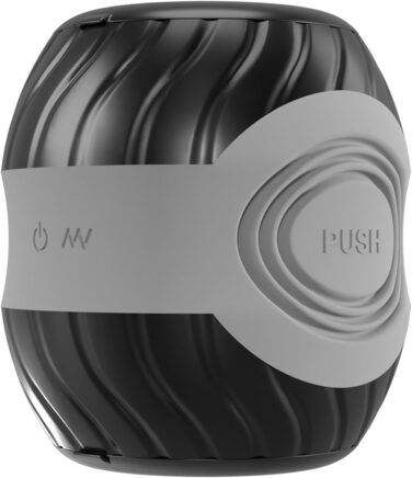 Мастурбатор You2Toys – інтенсивний стимулятор для чоловіків, тісний мастурбатор, 10 режимів вібрації, чорний