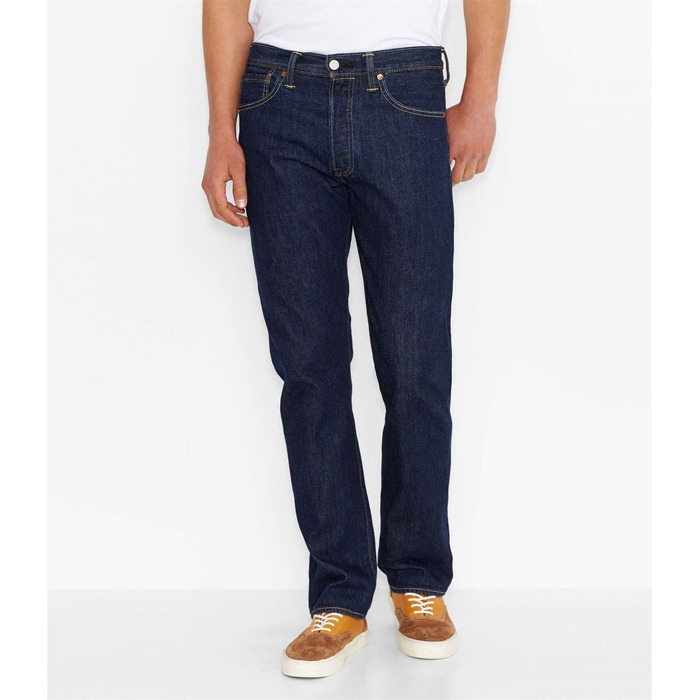 Чоловічі джинси Levi's 501 Original Fit One Wash, сині, 34W / 32L