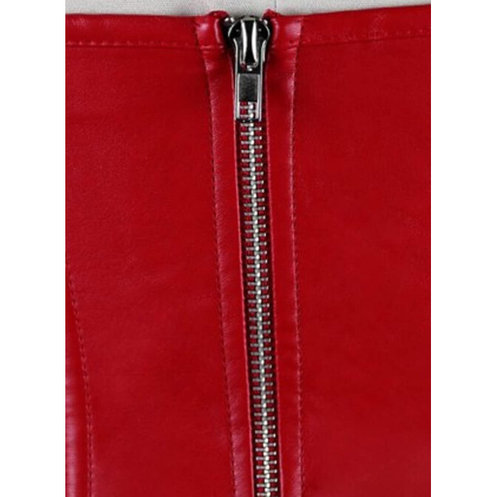 Корсетне плаття Grebrafan з мережива для пишних форм, великі розміри (28-30, червоний)