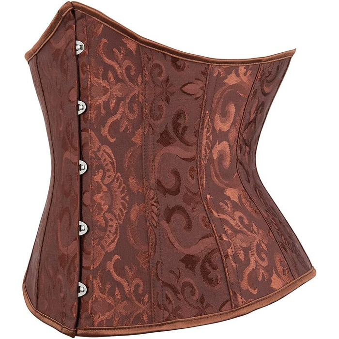 Корсет для схуднення KUOSE для жінок, підтримує груди, модель Body Bauchweg, великі розміри 32-34, коричневий