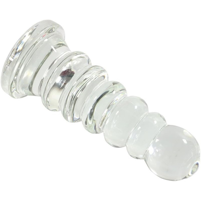 Анальні кульки зі скла OnundOn - великі, діаметр 8 см - іграшки для пар