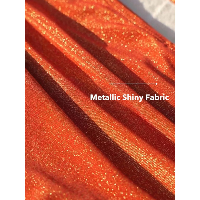 CUPSHE жіночий купальник бікіні з перехресною чашею та високою талією, червоний, блискучий (XL)