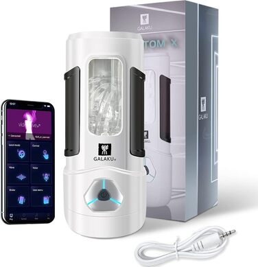 Електричний вібратор для чоловіків YcsLust з керуванням через додаток, 10 режимів вібрації та інтерактивні розваги