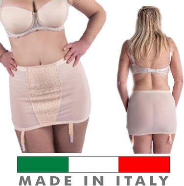 Корсетний пояс BODYPERFECT з високою талією, 4 фіксатори для панчіх, спідня білизна