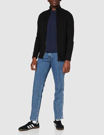 Чоловічі джинси Wrangler Regular Fit Regular - середня посадка, чорні, Stonewash (W44 L30)